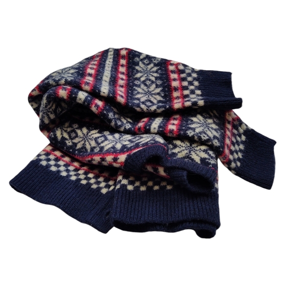 Pendleton Fair Isle Snowflake Virgin Wool Cardigan USA Made‎ Shrunken Sweater ** - Picture 12 of 12